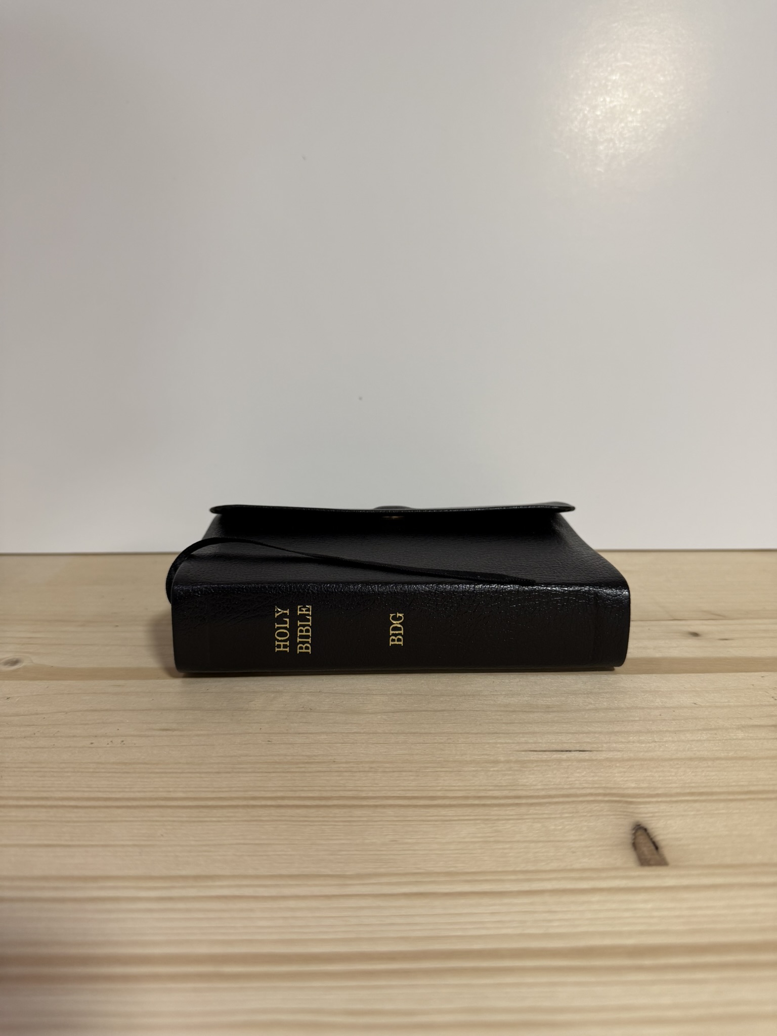 Finished rebound Bible