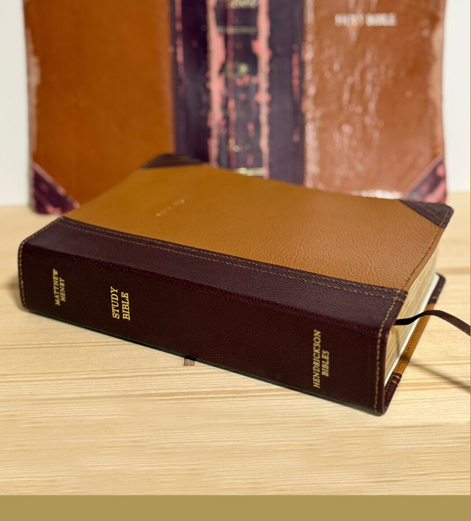 Finished rebound Bible