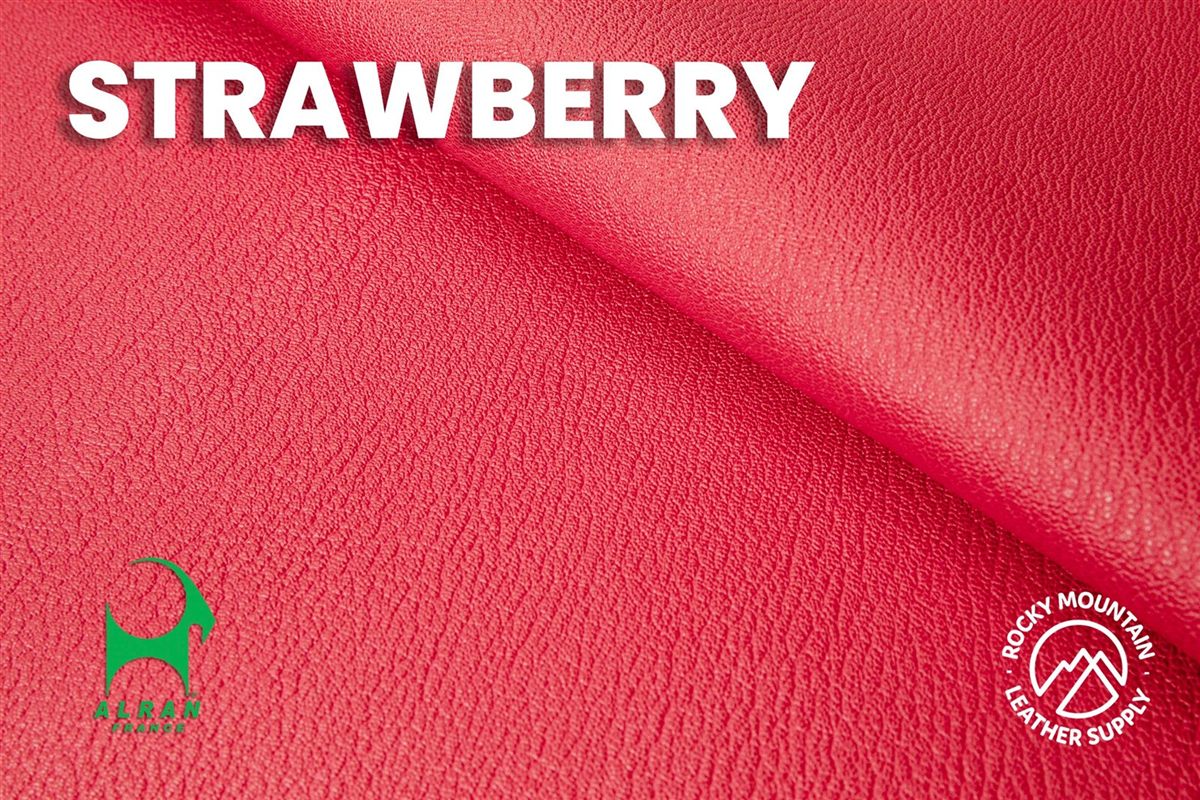 Alran Goa DT goatskin in strawberry