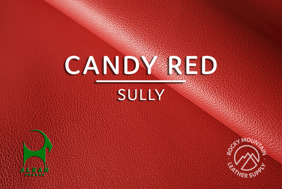 Alran Sully goatskin in Candy Red