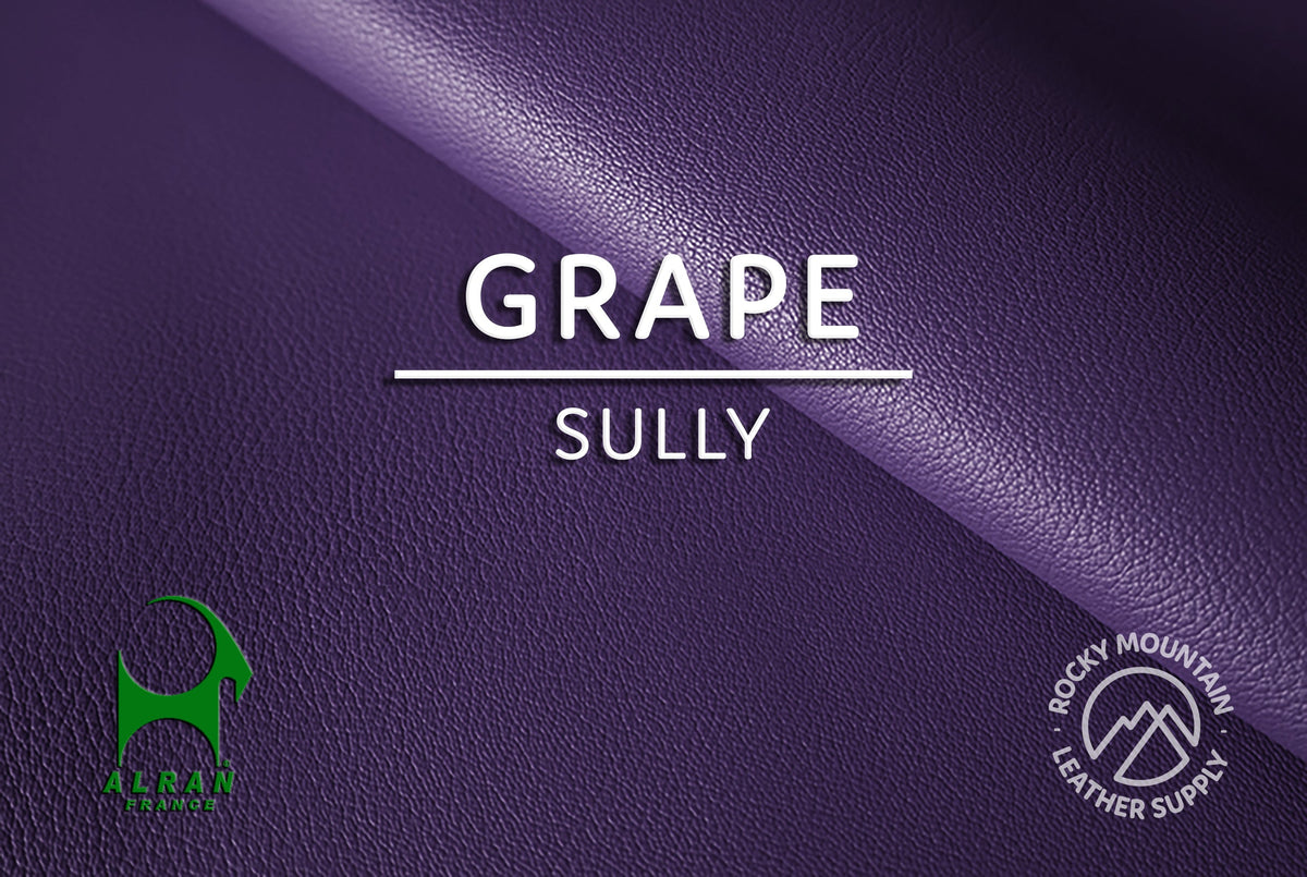 Alran Sully goatskin in Grape