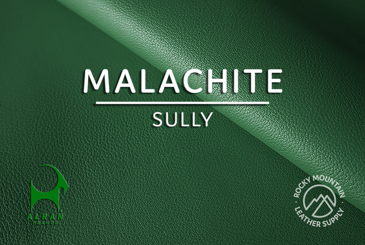 Alran Sully goatskin in Malachite