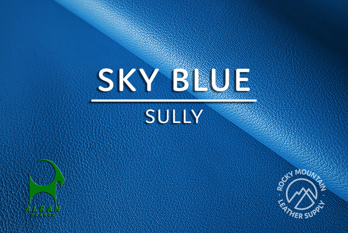 Alran Sully goatskin in Sky Blue