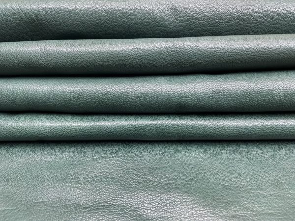 Standard Capra Granulosa leather in forest green