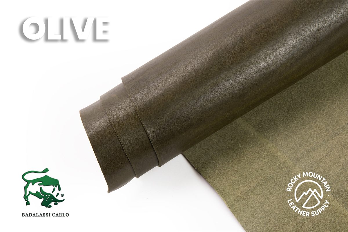 Badalassi Carlo Loch Ness cowhide in olive green